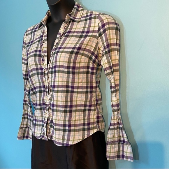 Aeropostale plaid  button up shirt in size large‎ - Picture 2 of 6